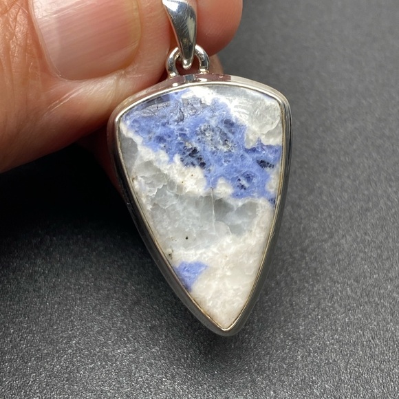 Jewelry - 🆕 SODALITE🤍💙🤍 PENDANT IN SOLID STERLING SILVER 925
